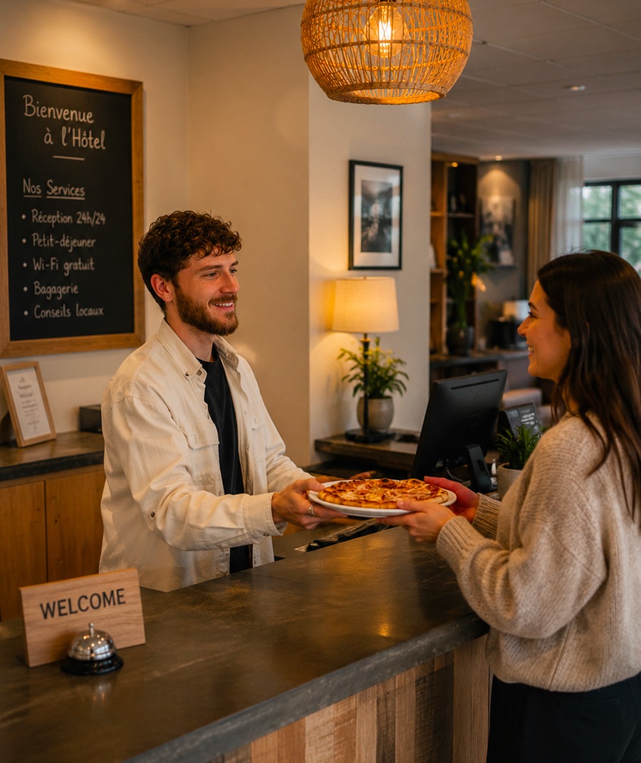 service pizza augusto client hotel
